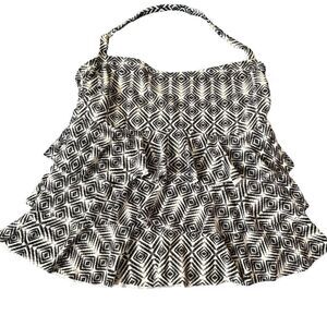 Island Escape Ruffled Tiered halter style Tankini top 16